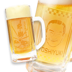 還暦祝い,60歳,人気のギフト,名入れ,ジョッキ,ビールジョッキ