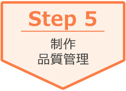 Step5：制作・品質管理