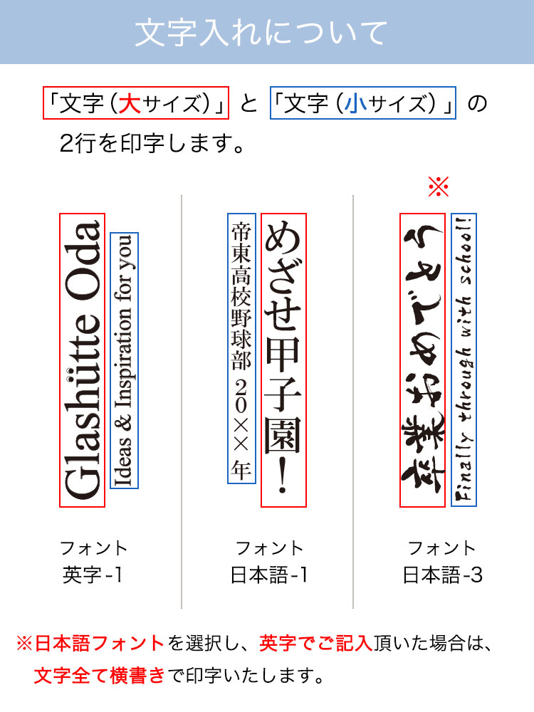 名入れについて