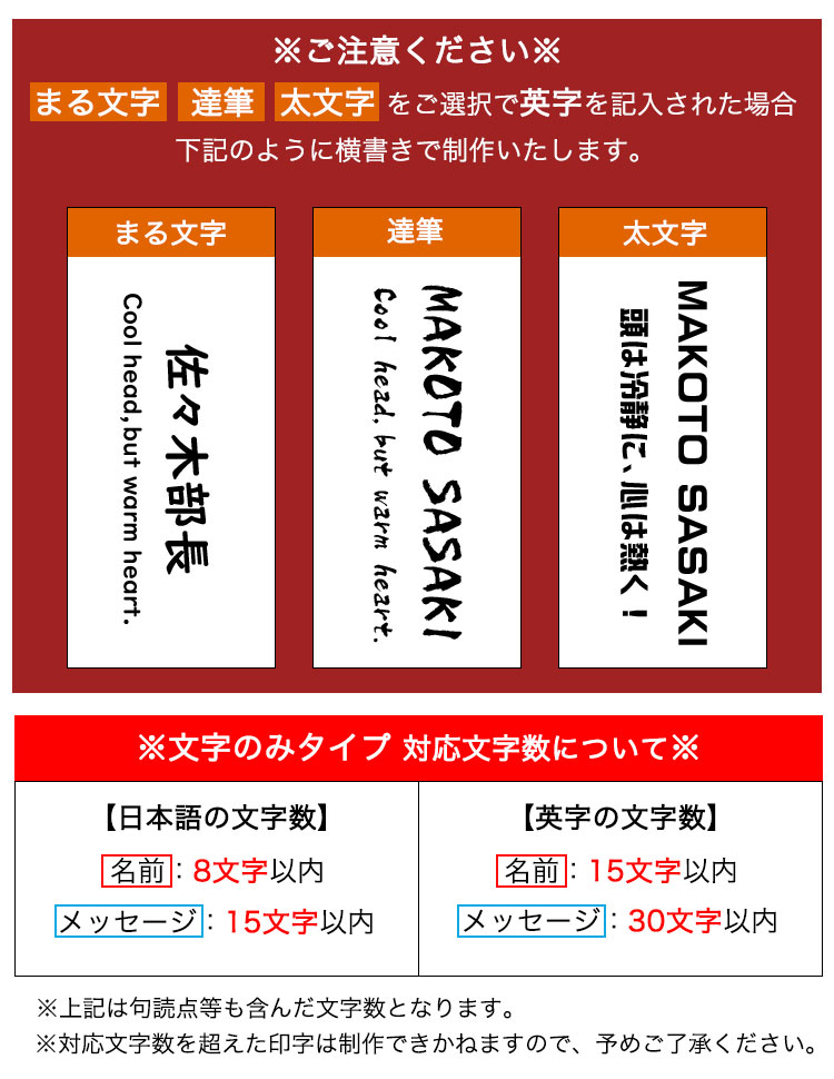 文字のみタイプ