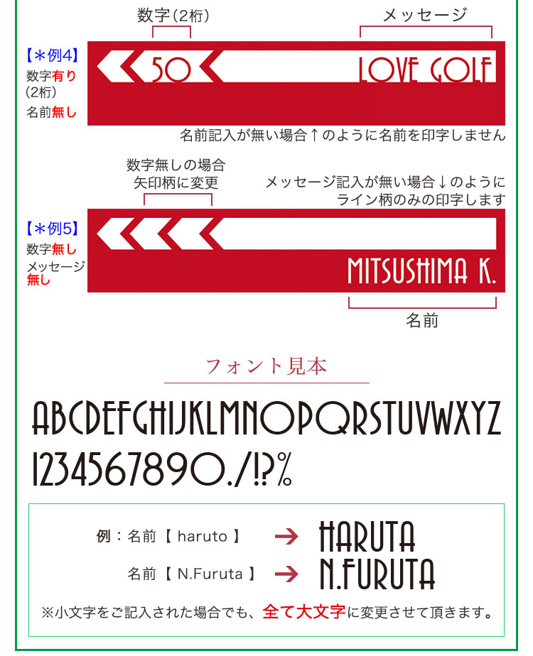名入れについて
