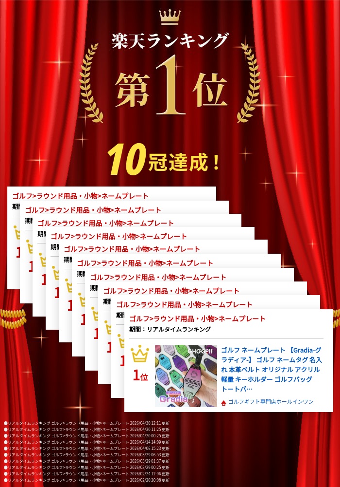楽天ランキング1位獲得