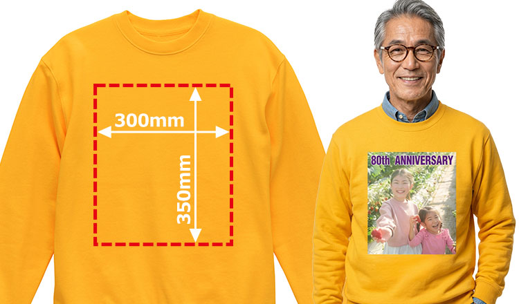 大きくプリントして、デザインをもっと自由に