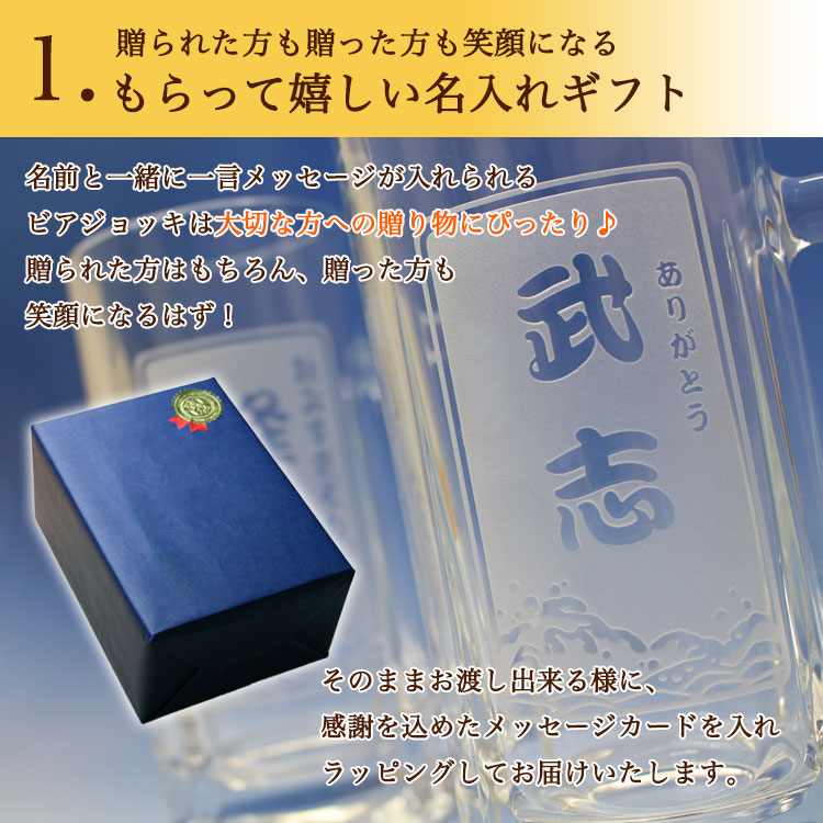 おすすめ１・もらって嬉しい名入れギフト