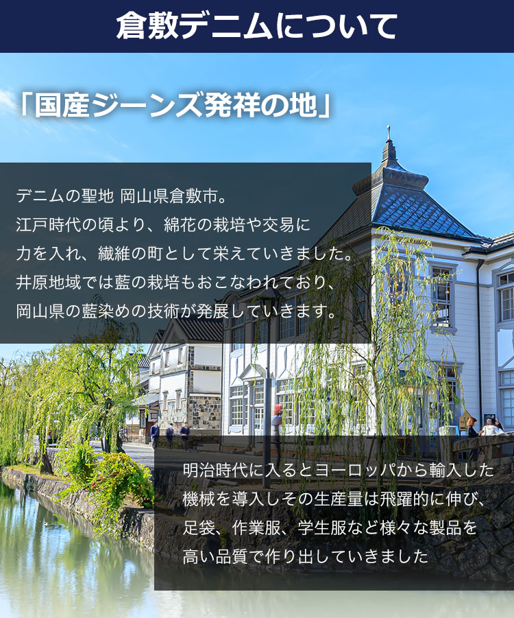 倉敷デニムについて