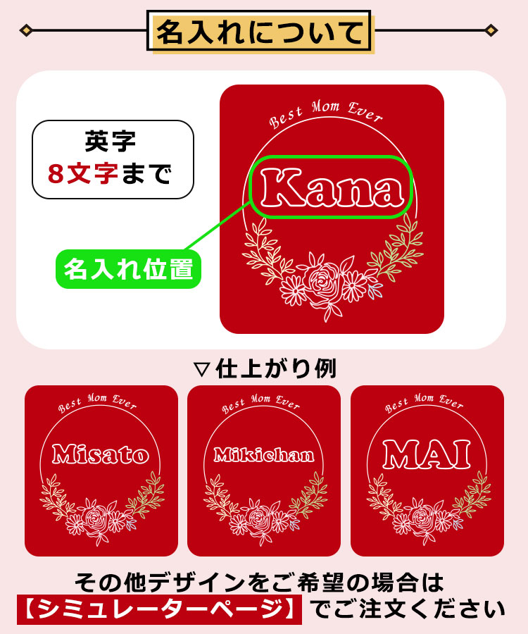 名入れについて