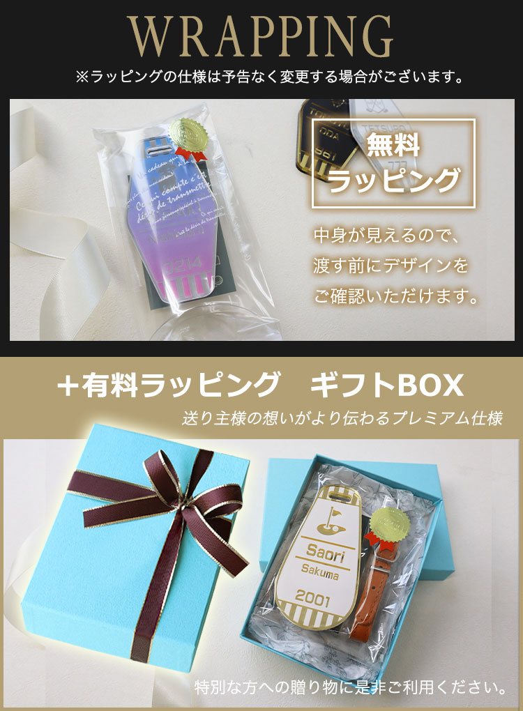 ラッピングについて