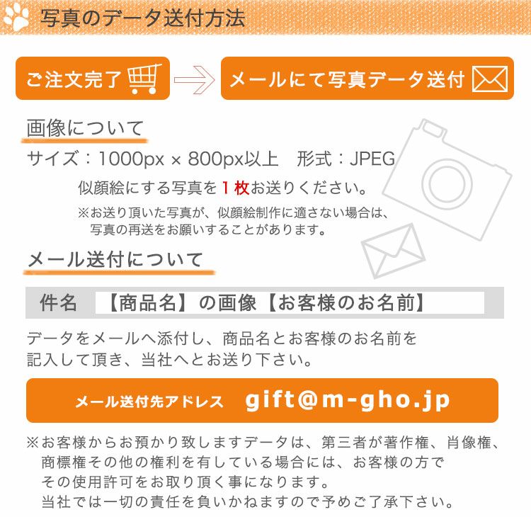 画像の送付方法
