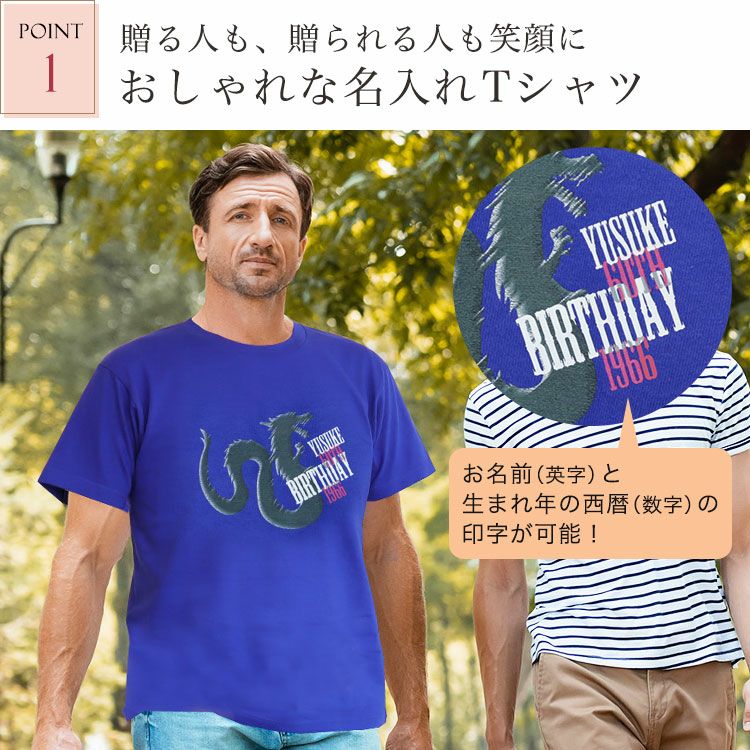 贈る人も、贈られる人も笑顔に。おしゃれな名入れTシャツ