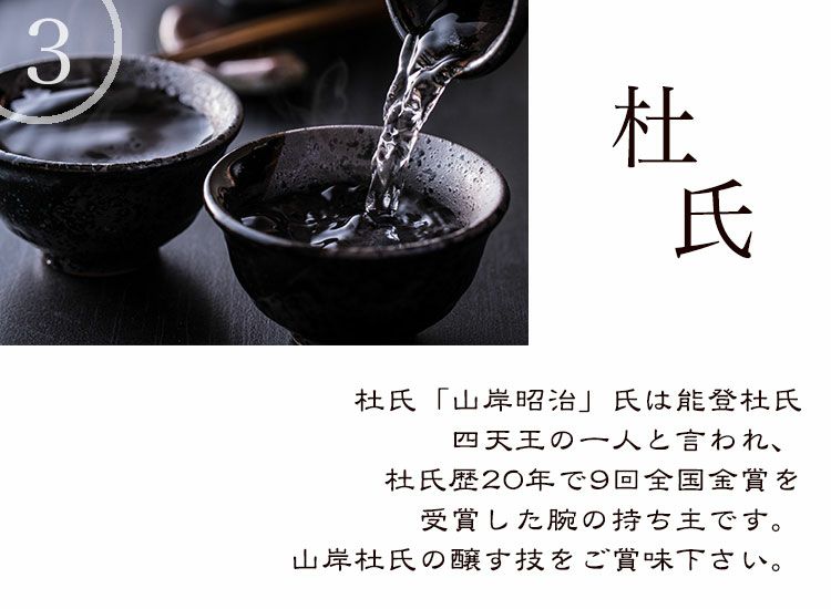 こだわりの酒造り（杜氏）
