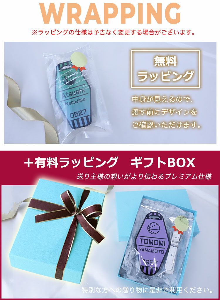 ラッピングについて