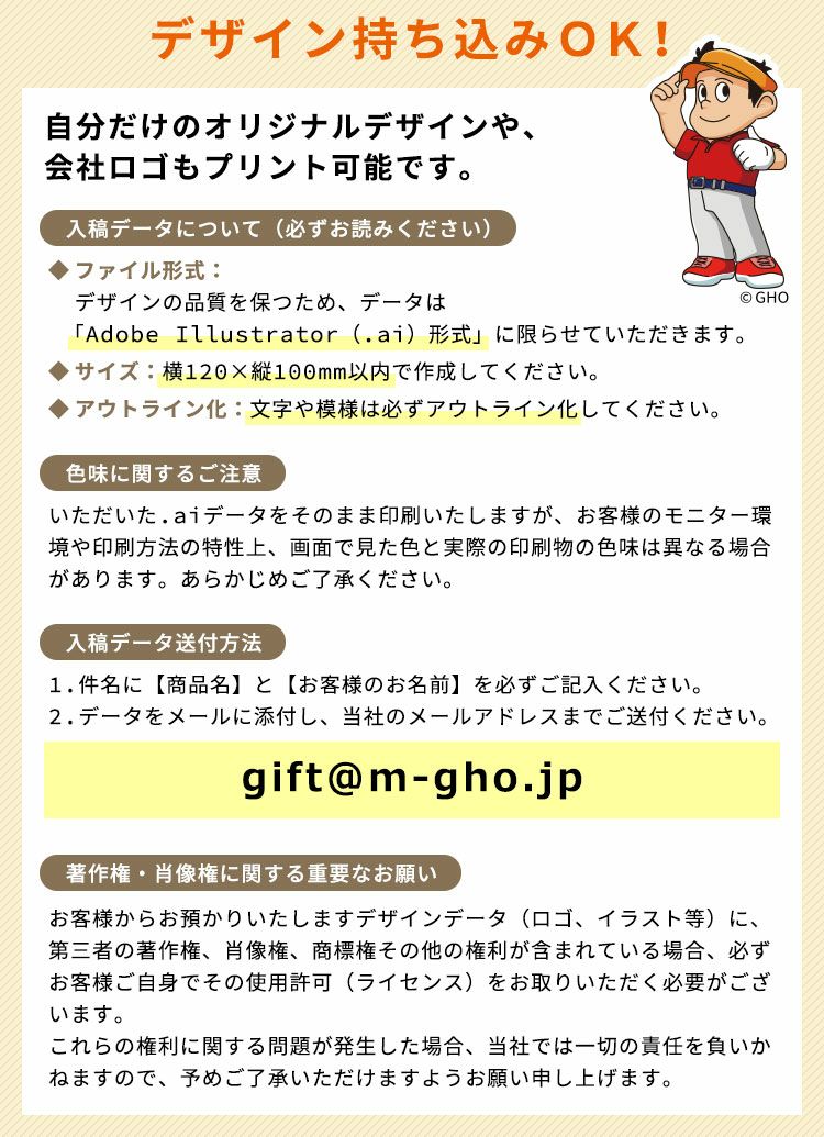 追加オプション：左胸にワンポイント＋お名前をプリントします