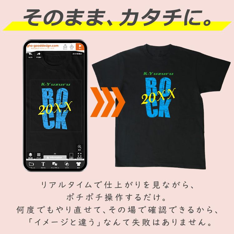 そのままカタチに